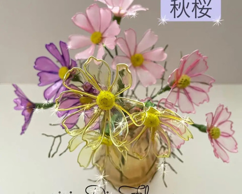 都内で 秋桜☆ディップフラワー☆アメリカンフラワー☆ アートフラワー その他