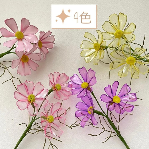 秋桜☆ディップフラワー☆アメリカンフラワー☆ アートフラワー