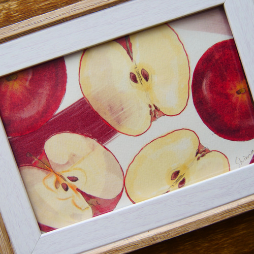 書き下ろしBIGアクリルスタンド 麦ver リンゴver おまけポストカード2