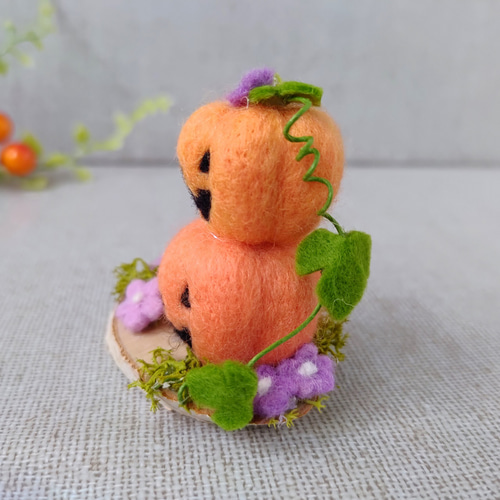 ハロウィン〜ミニオブジェ☆羊毛フェルト 羊毛フェルト nico*2 通販