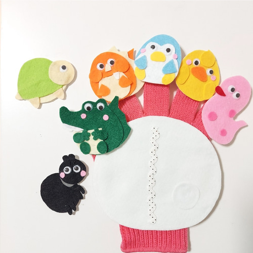 たまごのなかから てぶくろシアター 手袋シアター おもちゃ・人形 ク