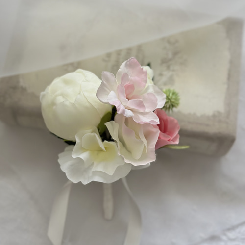 芍薬ピオニーブーケ造花ブーケウェディングブーケ