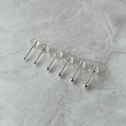 極小ピアス3点セット 》1.5mm 2.0mm 2.5mm silver925 Stud