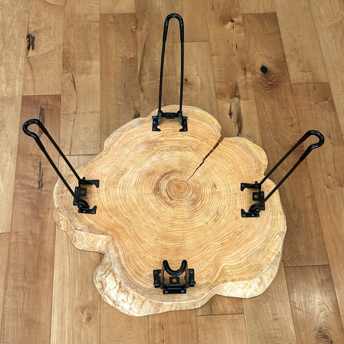 Hinoki Iron Table 】No.874 【公式通販】