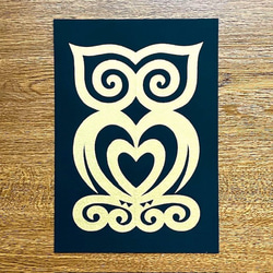 フクロウ（梟） 切り絵 のおすすめ人気通販｜Creema(クリーマ