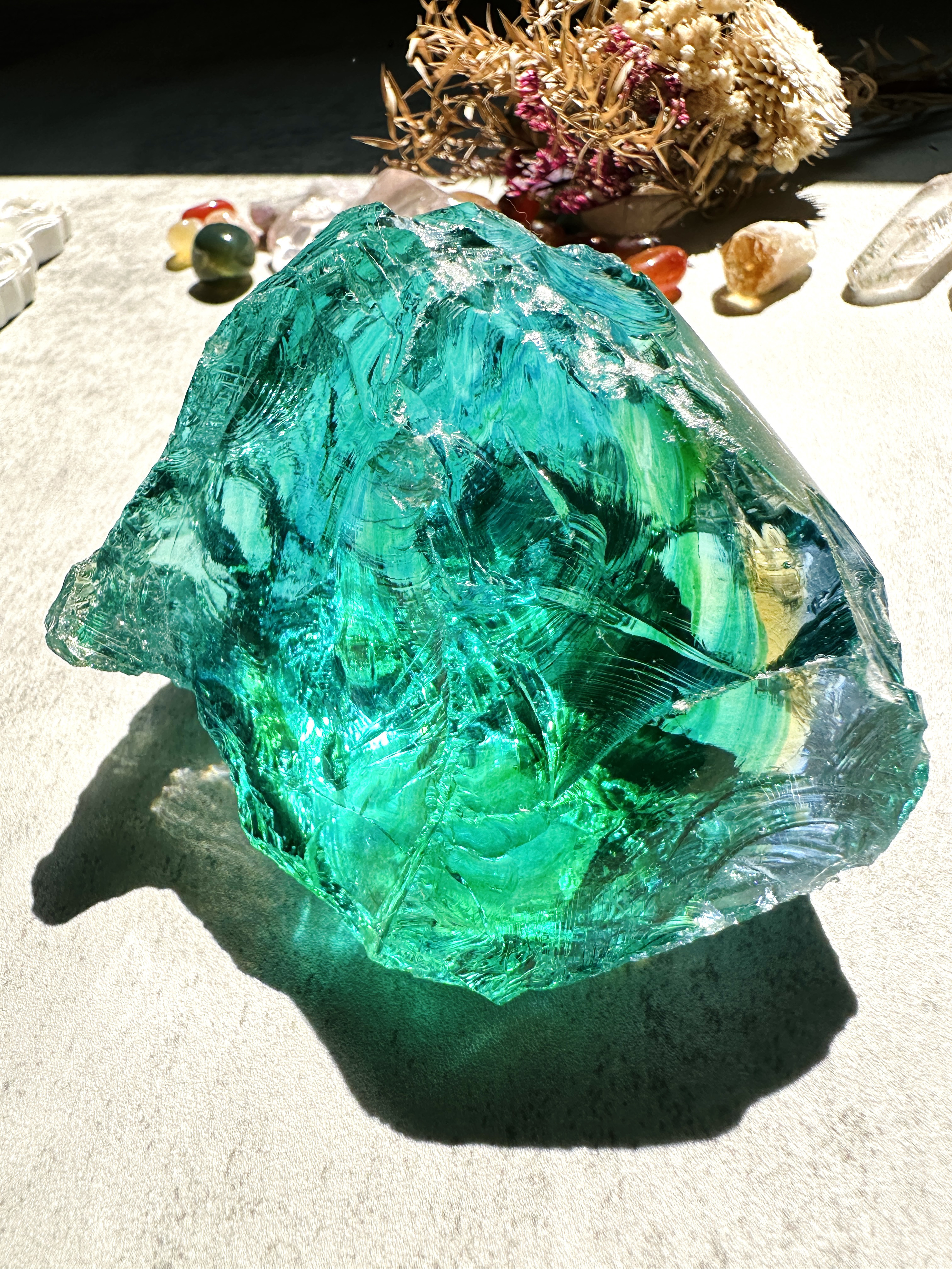 アンダラクリスタル ブルー グリーン★B3★ アンダラクリスタル ブルー グリーン☆B3☆ その他インテリア