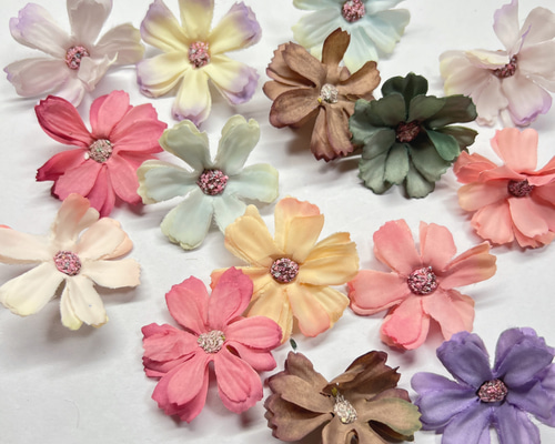 約45mm 5個】コスモスの花 造花 お任せアソート フェイク アーティ