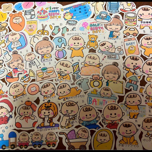 新作♥️②ベビーシールB♥️0～1歳用シール♥️選べるサイズ 