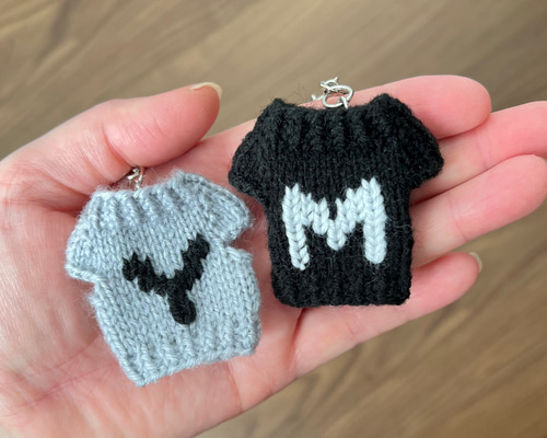 Ｍi様◆あみぐるみ7㎝◆イニシャルキーホルダー Mi様◇あみぐるみ7㎝◇イニシャルキーホルダー あみぐるみ