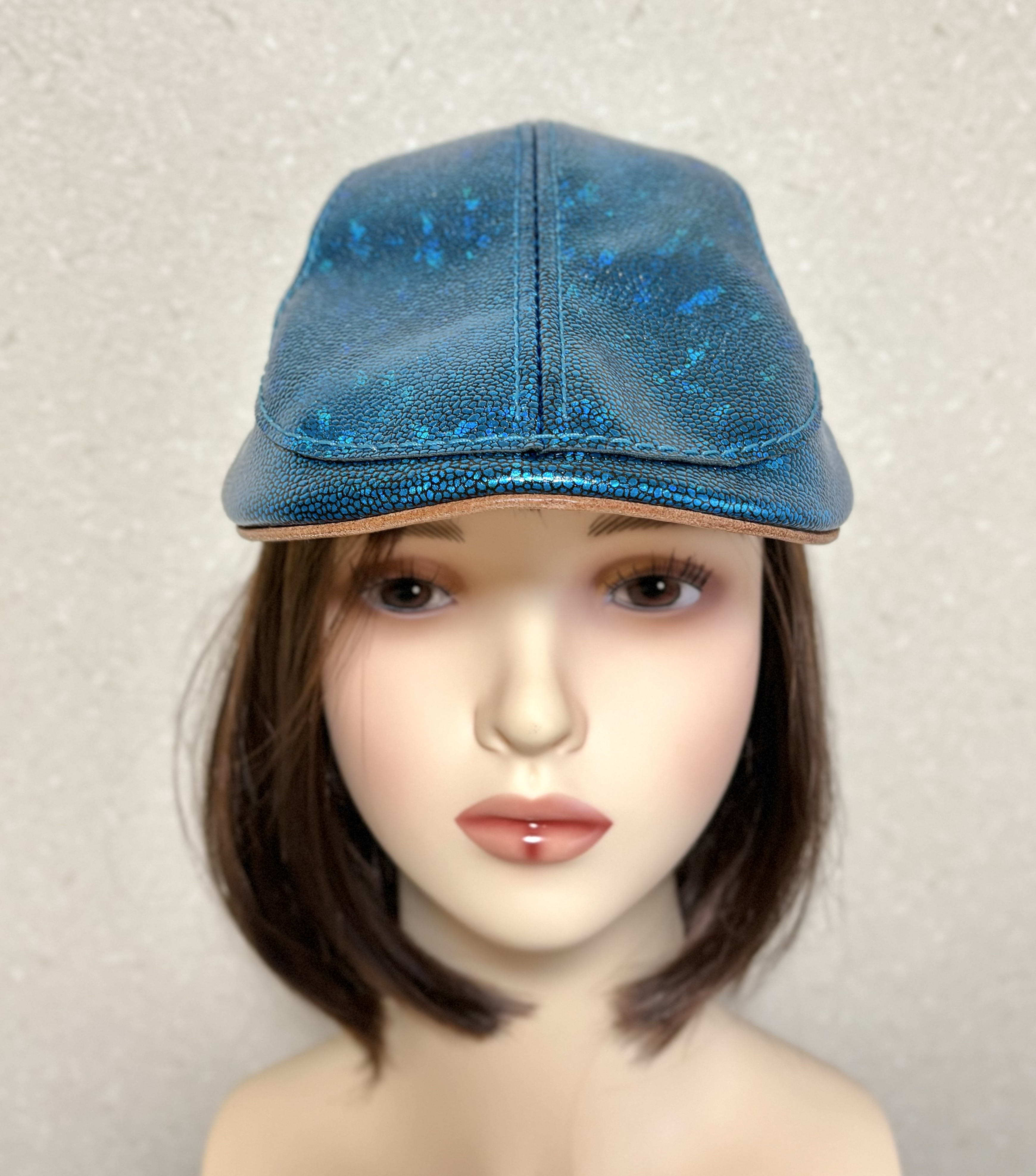 【本革】キラキラハンチング　56cm