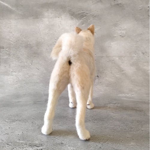 白柴さん〈24093〉 羊毛フェルト 羊毛わんこ 福や工房 通販