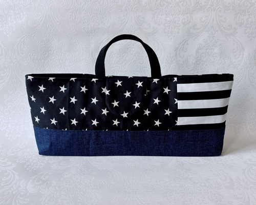 鍵盤ハーモニカ入れ モノトーン×デニム調 ピアニカケース メロディオン