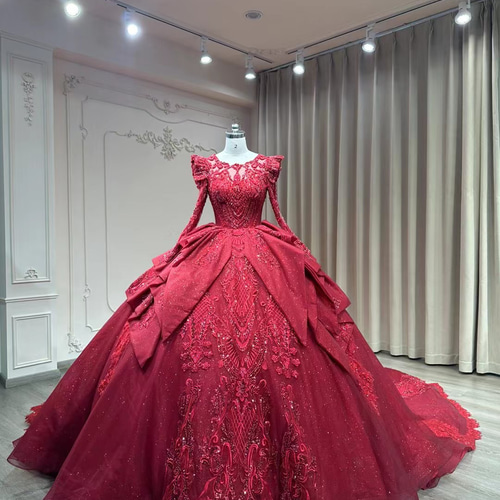 美品！大人気上昇中 ボルドー色 背中見せ 美しさ プリンセスライン
