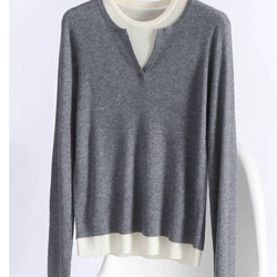 STONE  グレー ニット・セーター G3QUYCipf5dT.jpg?width=768