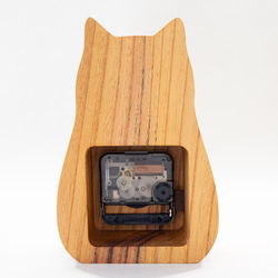 お座り柴の置き時計 3枚目の画像