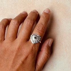 1点物手彫りコンチョ　シルバー925　ゴールド（ｋ18）インデアンジュエリー ed398b528574fdd7247639e5416594