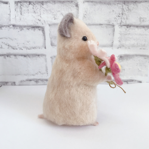 【羊毛フェルト】ハムスター★オーダー（☆ダンパ☆） うちの子！ハムスター【オーダーメイド】 羊毛フェルト Yuto 通販