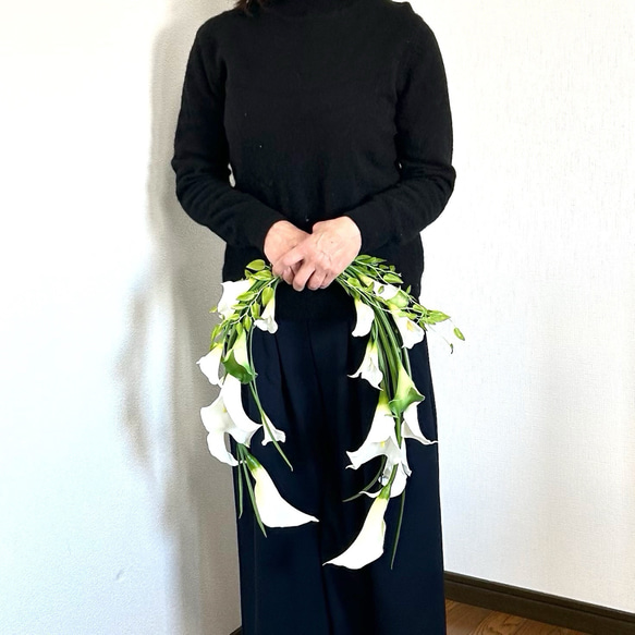 みどり　コスメブーケ カラーのバレリーナブーケ ウェディング ブーケ irodori0012