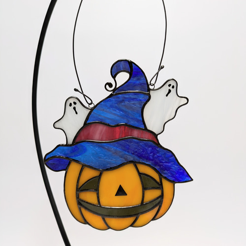 ステンドグラス ランプ ハロウィン ステンドグラス ランプ ペンダントライト 照明 おしゃれ Iida