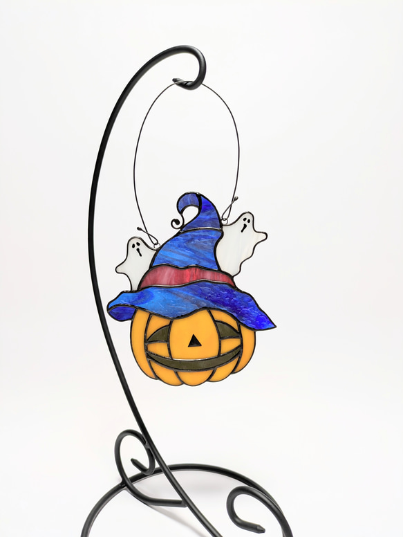 ステンドグラス ハロウィンかぼちゃ ☆A☆ サンキャッチャー YUKKOさん