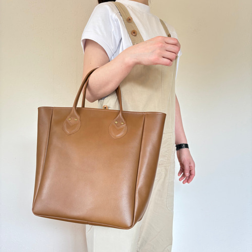 タンニンなめし ビンテージ キャリーオールバッグ レザーバッグ トート  