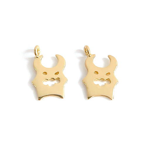 p4788【2個入り】Petit Halloween Devil キュートな悪魔モチーフ 16KGP