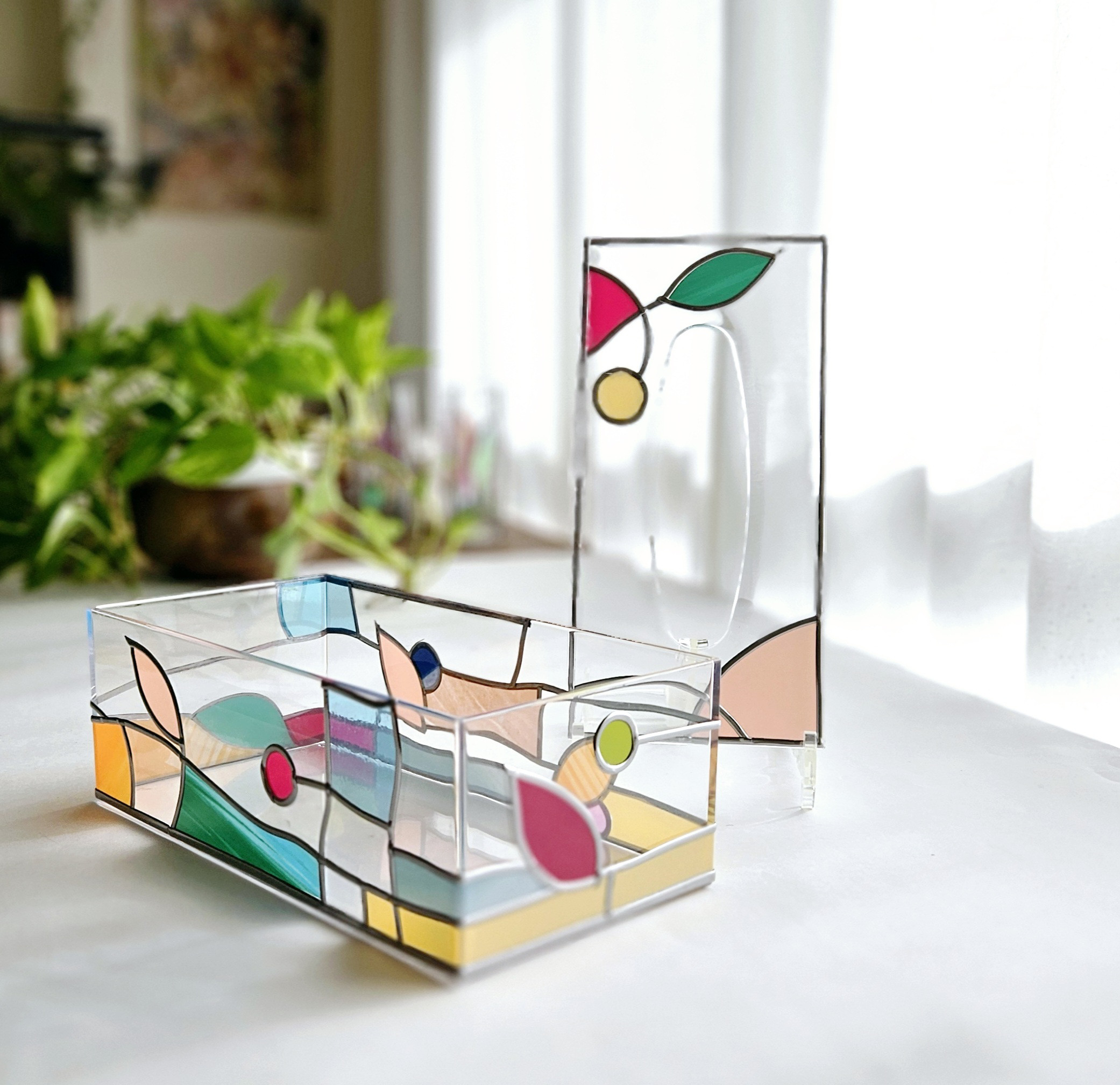 動画レッスン付き手作りキット『ティッシュケース 芽生え』送料無料