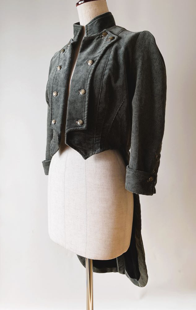 スタンドカラー　ジャケット