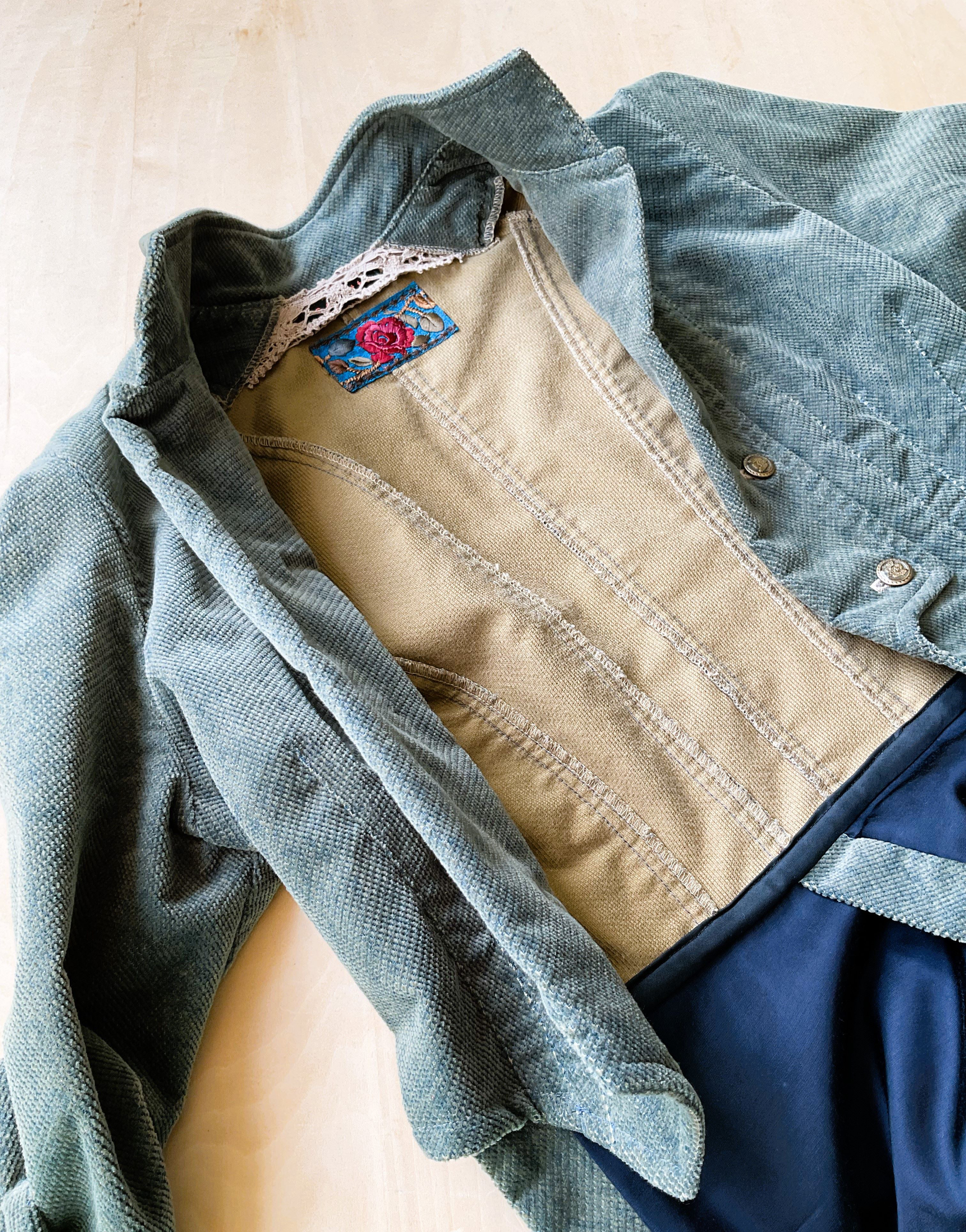 スタンドカラー　ジャケット