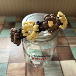 【宝宝さま用】CD 花柄ハンドバッグ　ストラップ付 パラコード 花柄ハンドストラップ 携帯ストラップ sora 通販 18282690