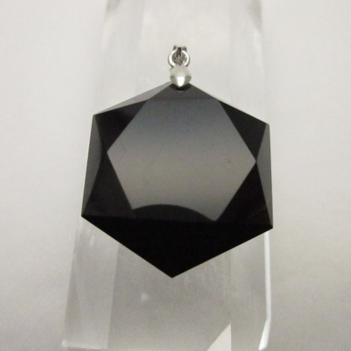 AAA】/【モリオンペンダントトップ】/《六芒星型》/《強力なジャ気払い