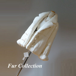 肉厚ふわふわ☆ 柔らかな手触りの本物毛皮コートミルキーホワイトファーコート白新品 b2c0f194d72d0fd6502f56946e09b1