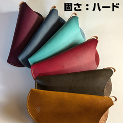 【ホック無しver】豆型メガネケース ソフト7色＋ハード6色 7枚目の画像