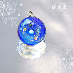 レインボー】レジン宇宙玉・25mm ネックレス SB-4 ネックレス