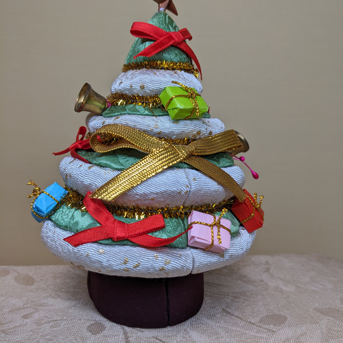木目込み人形　クリスマスツリー 創作人形こころ】 クリスマスツリー 木目込み人形 その他人形