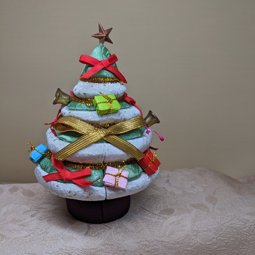 木目込み人形　クリスマスツリー 創作人形こころ】 クリスマスツリー 木目込み人形 その他人形