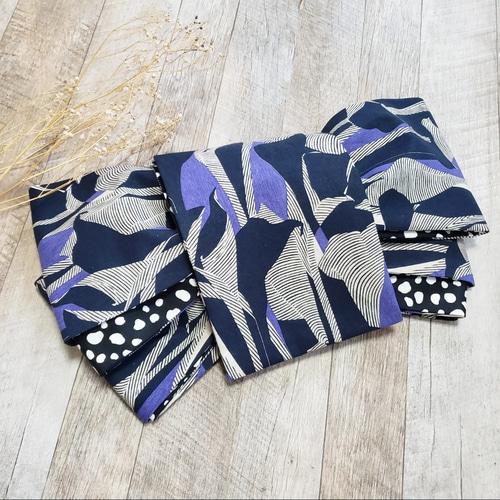 ☆幾何学模様 半幅帯 帯締め付き