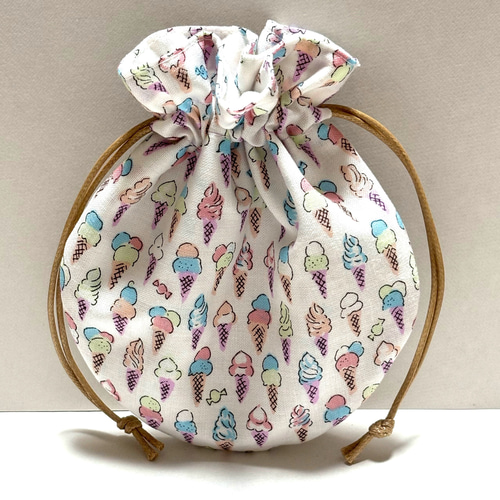 【マロン】　ティッシュポーチ　巾着　2点 マロン】 ティッシュポーチ 巾着 2点 マロン】 ティッシュポーチ 巾着