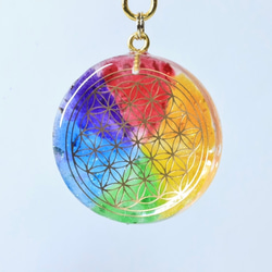 マカロンナ　❀フラワーオブライフキーホルダー❀ b73037b854ff235576154d61234b35