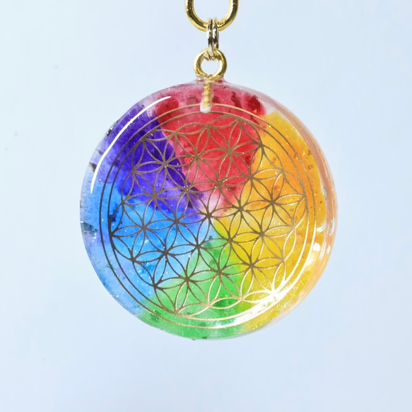 マカロンナ　❀フラワーオブライフキーホルダー❀ マカロンナ様専用 ❀フラワーオブライフキーホルダー❀ フラワー