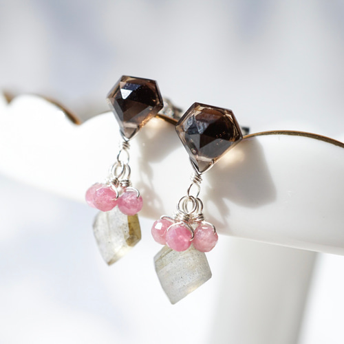 1点限定】スモーキークォーツ ピンクトルマリン ラブラドライト  