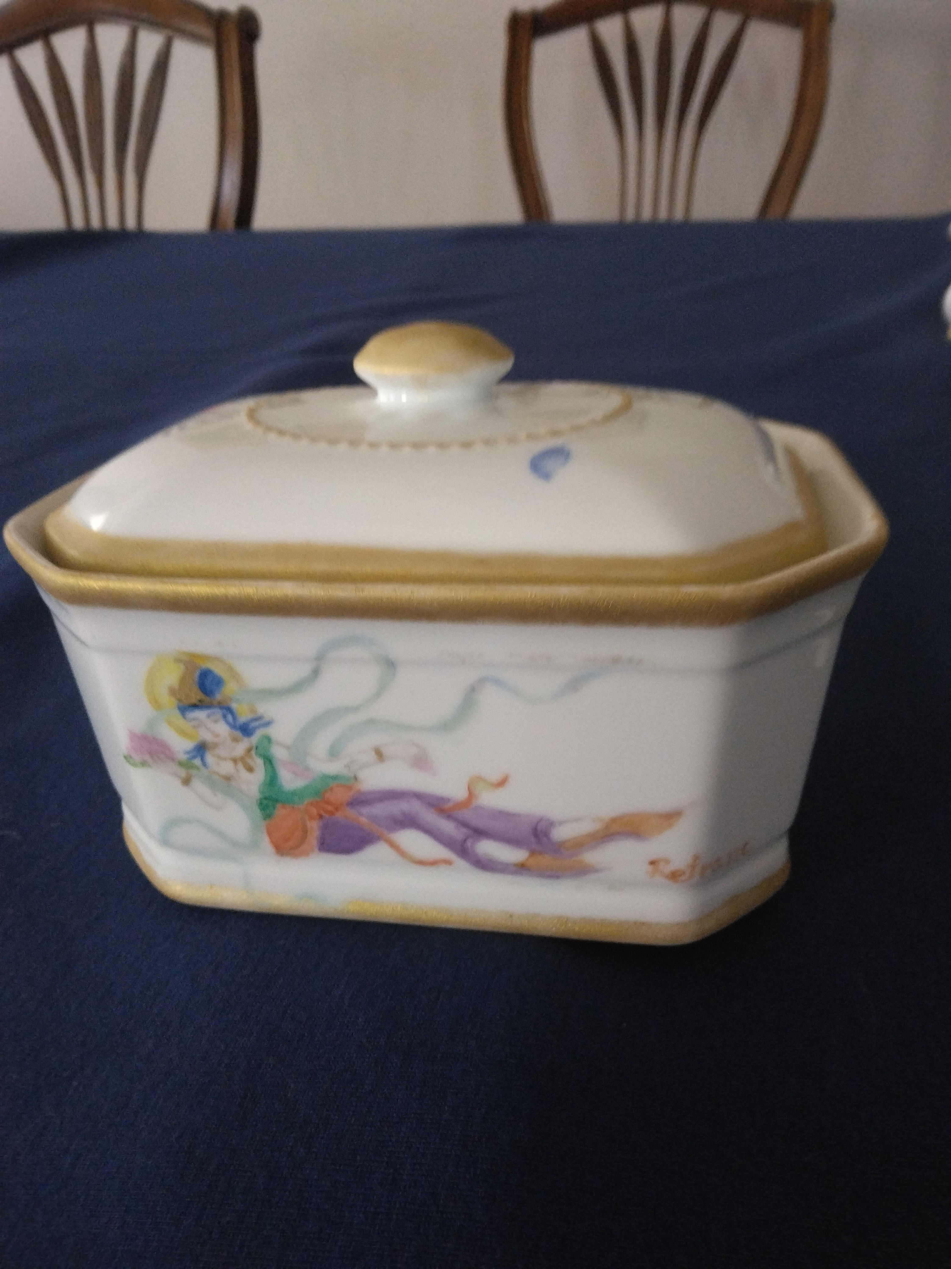 手描きによるメモリアルポット、ミニ骨つぼ