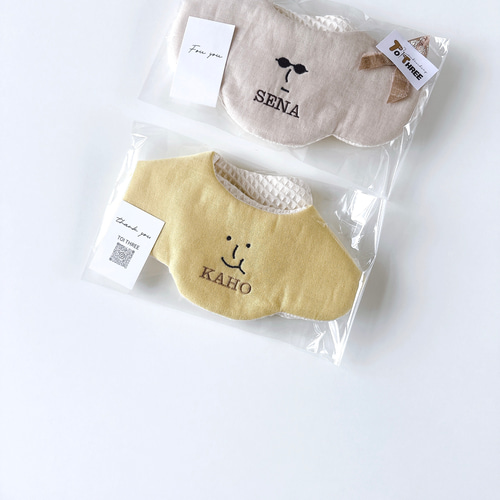 ♡アニマル刺しゅう ふかふかまんまる スタイ♡ 製作時間1時間40分