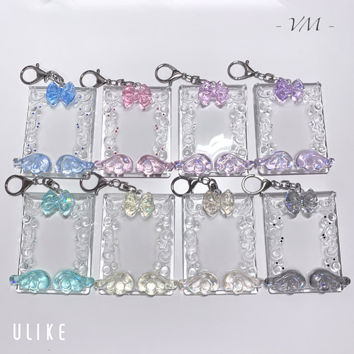 レジン トレカケース 硬質ケース デコ 推し活 黄色 B8 名刺入れ