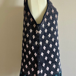 手編み ノースリーブ メリノウール100%使用 7枚目の画像