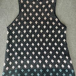 手編み ノースリーブ メリノウール100%使用 5枚目の画像