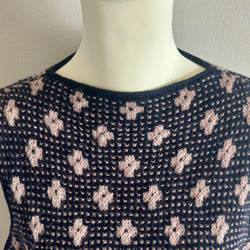 手編み ノースリーブ メリノウール100%使用 3枚目の画像