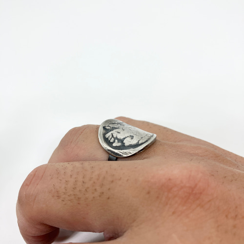 ヴィンテージコイン シルバー リング 指輪 18号 #インディアン