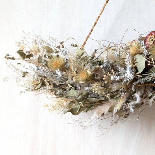 専用＊感謝sale＊ソラナムパンプキン　セピアなドライフラワースワッグ(横型) 610a052dee77b1cd17d64445979e3d