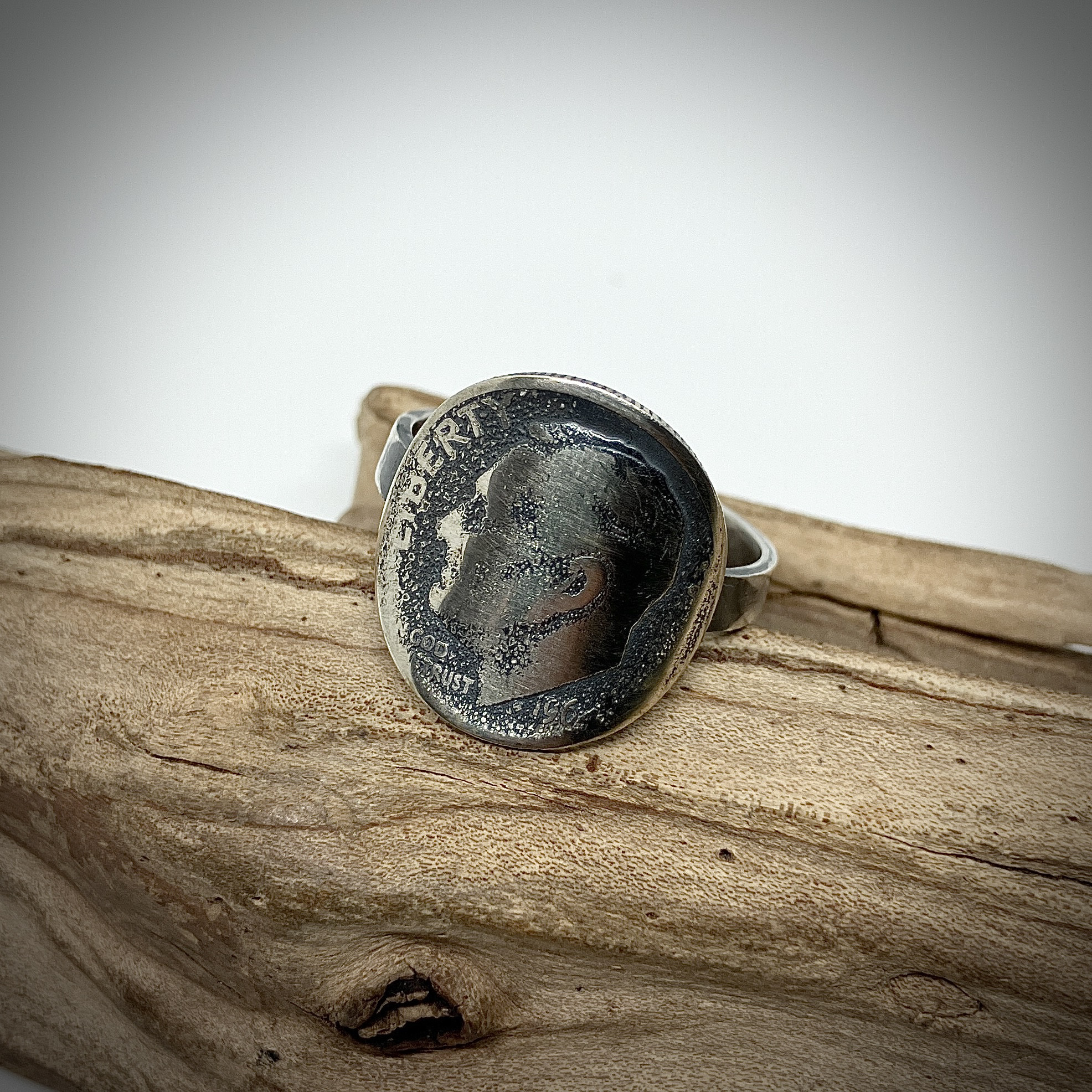 シルバーリング ONE DOLLAR インディアンジュエリー　vintage シルバーリング ONE DOLLAR インディアンジュエリー vintage